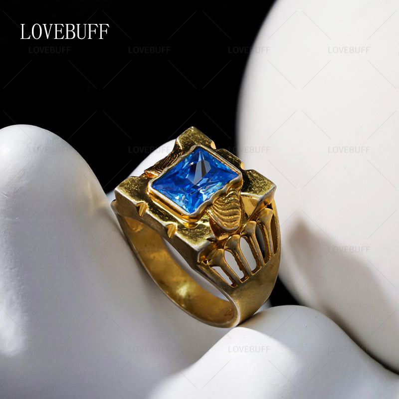 LOVEBUFF Love and Deepspace Rafayel Zayne Xavier Affinity 100 Silver Closed Ring (backorder ships in 10 days)