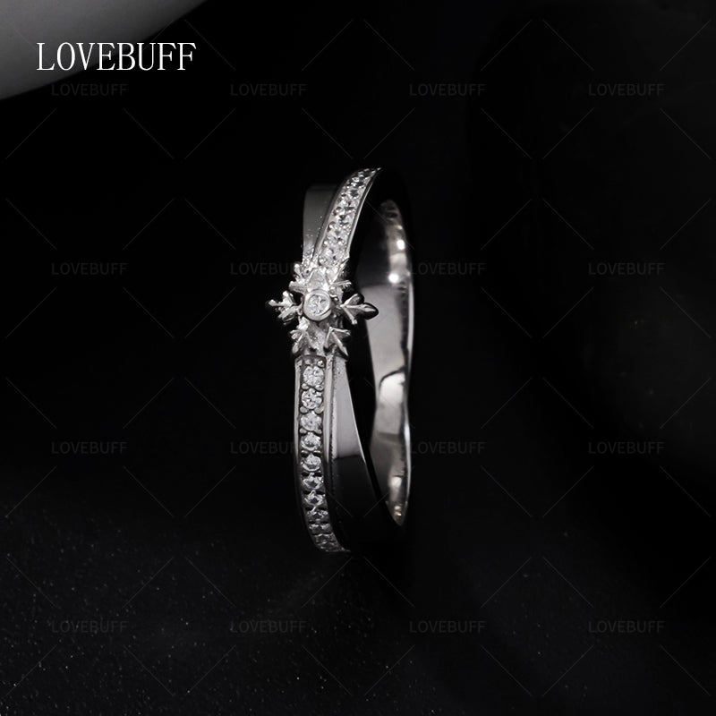 LOVEBUFF Love and Deepspace Rafayel Zayne Xavier Affinity 100 Silver Closed Ring (backorder ships in 10 days)