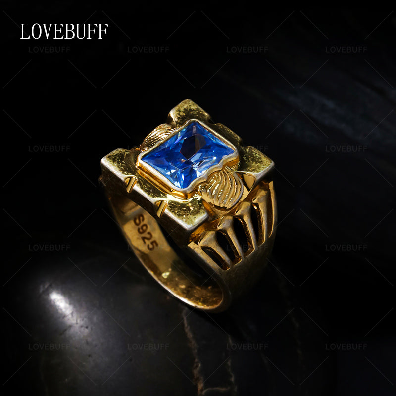 LOVEBUFF Love and Deepspace Rafayel Zayne Xavier Affinity 100 Silver Closed Ring (backorder ships in 10 days)