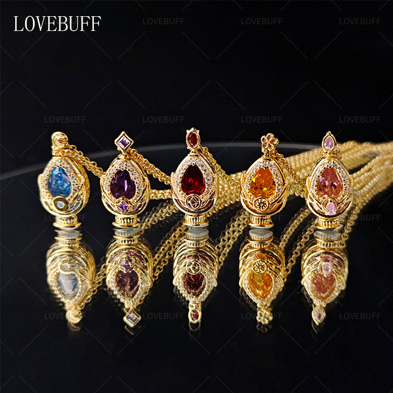 LOVEBUFF Puella Magi Madoka Magica Soul Gem Inspired Pendant Necklace