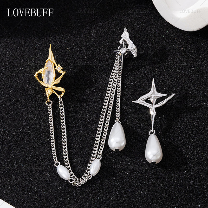 LOVEBUFF Love And Deepspace Xavier Birthday Between Stars Pin Brooch