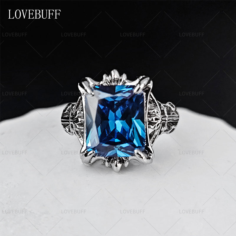 LOVEBUFF Black Butler Ciel Blue Phantomhive Ring