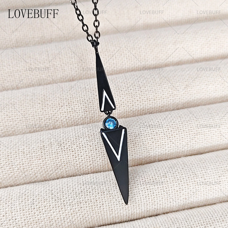 LOVEBUFF Path to Nowhere Shalom Schorl Inspired Necklace
