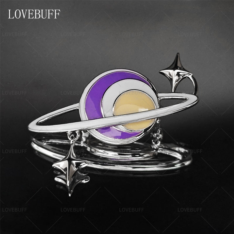 LOVEBUFF LAD Xavier Carefree Comfort Outfit Accessory Star Planet Pin Brooch