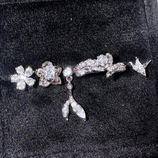 LOVEBUFF LAD Caleb Rafayel Sylus Xavier Zayne "My" Bespoke Wedding Ring Inspired Earrings