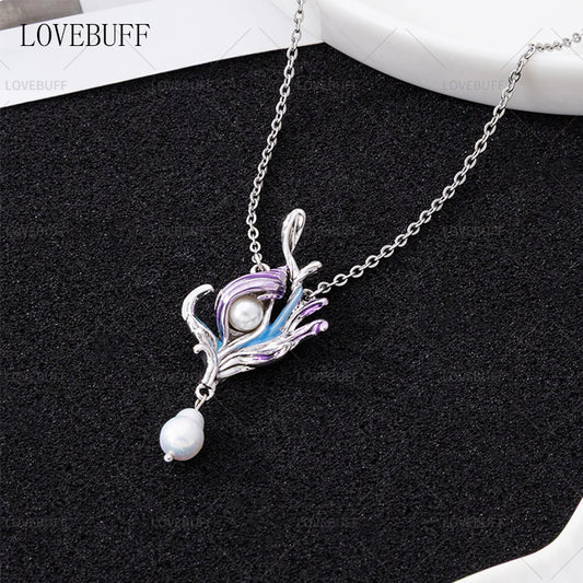 LOVEBUFF Love And Deepspace Rafayel Lemurian Sea God Seasnail Pendant Necklace