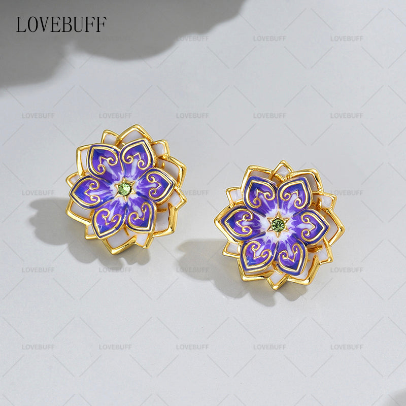 LOVEBUFF Genshin Impact Ay-Khanoum's Myriad Artifact Inspired Earrings