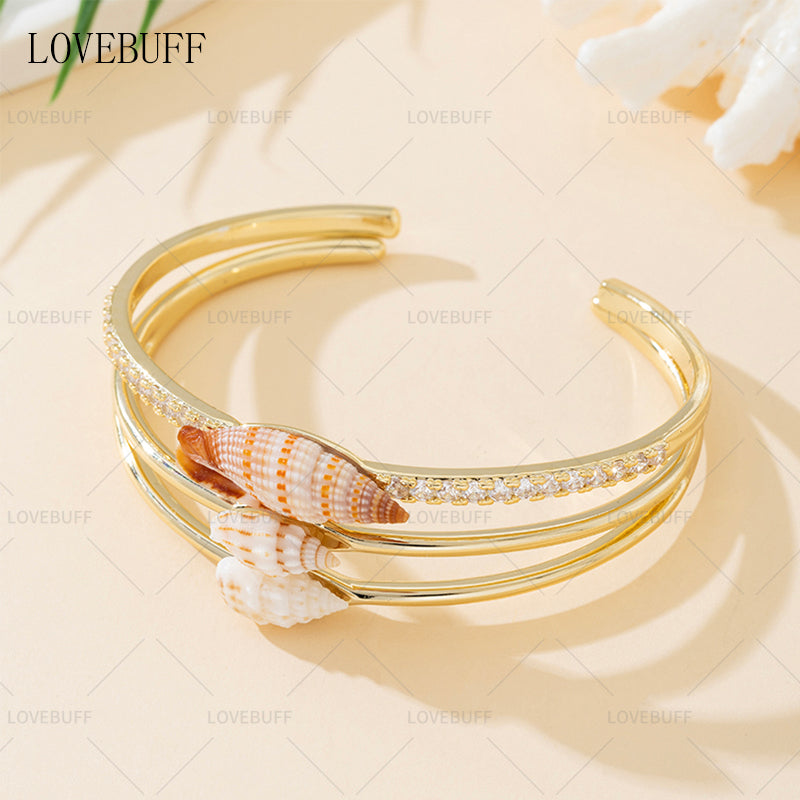 LOVEBUFF LAD Rafayel Promised Wildfire Sea Snail Bracelet 2pc Set