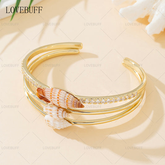LOVEBUFF LAD Rafayel Promised Wildfire Sea Snail Bracelet 2pc Set