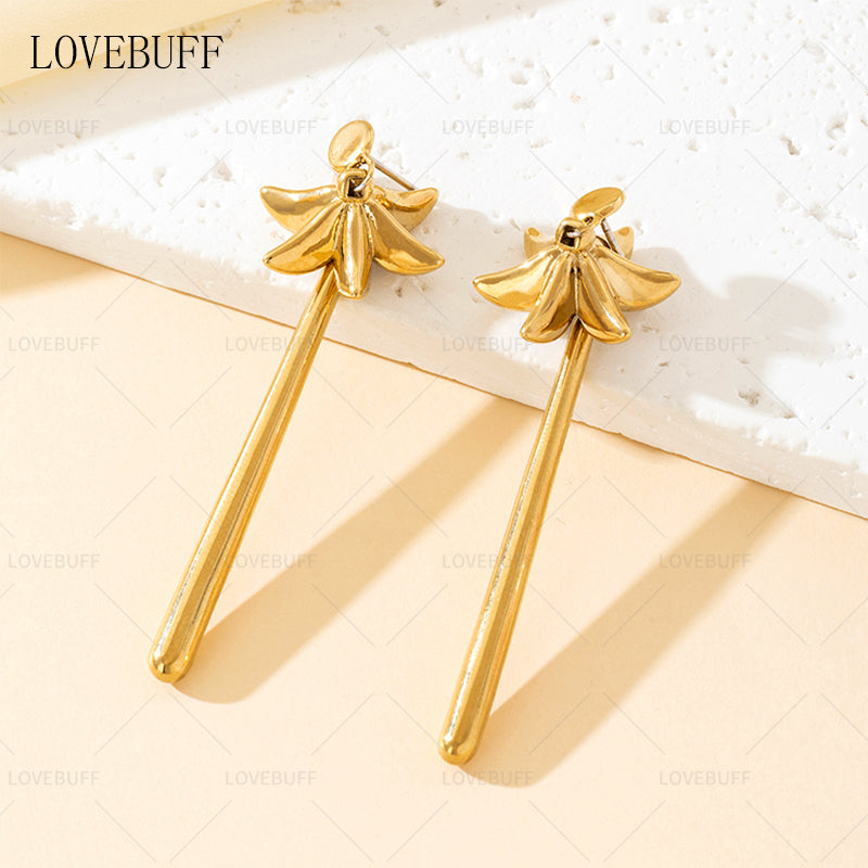 LOVEBUFF Wuthering Waves Jinhsi Peach Blossom Earrings 1 Pair