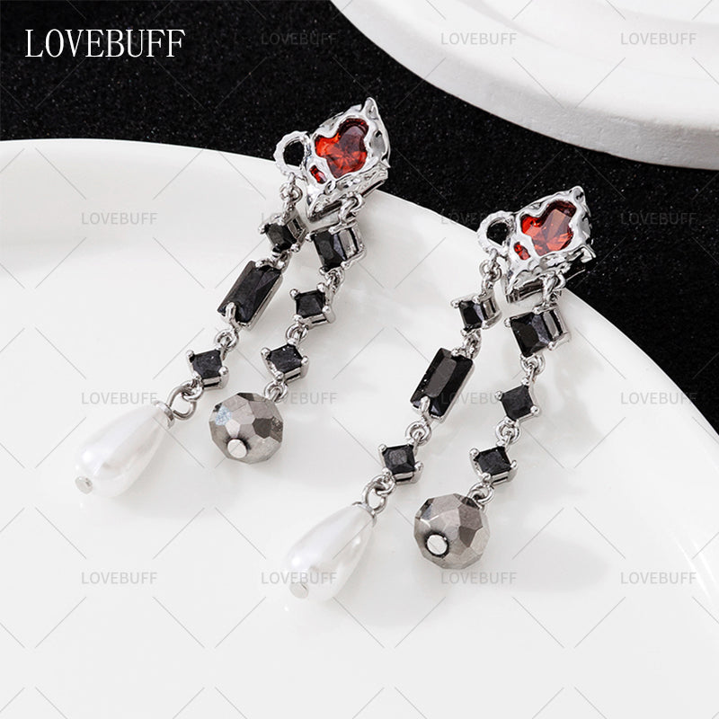 LOVEBUFF Love And Deepspace Heartbeats Ablaze Sylus Improvised Flow MC's Crystal Clarity Earrings
