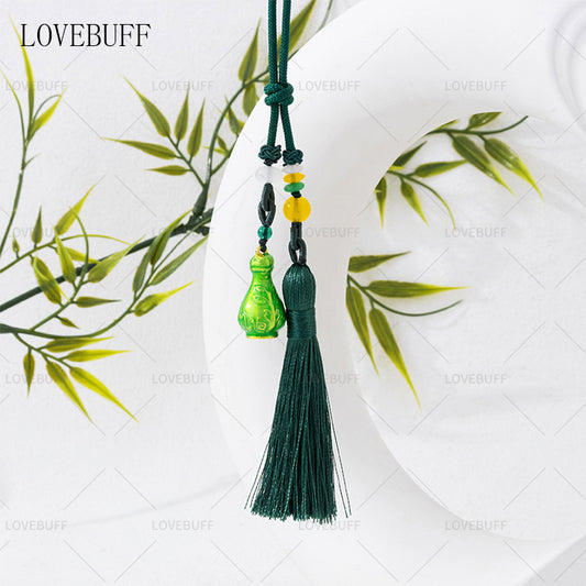 The Immortal Ascension Han Li Heaven Controlling Vial Inspired Tassel Decor Bag Charm