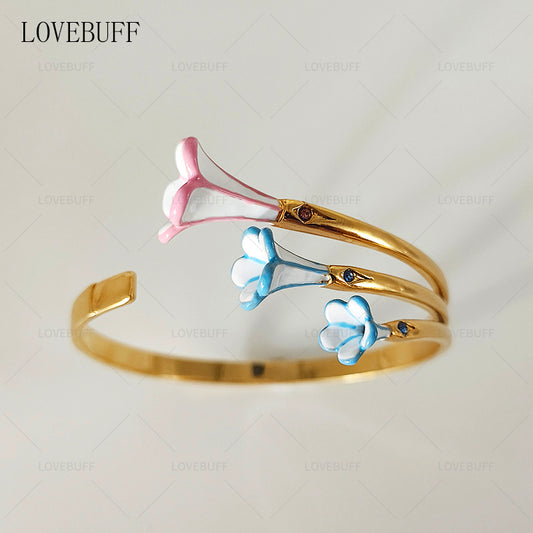 LOVEBUFF Honkai: Star Rail Robin's Headwear Ring Inspired Adjustable Cuff Bracelet