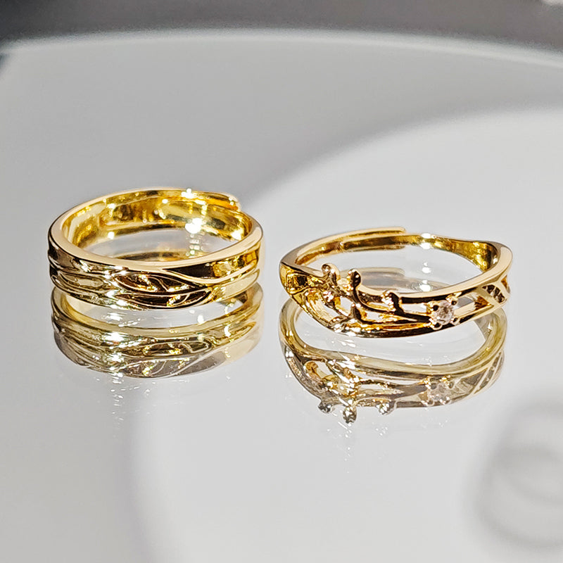 LOVEBUFF Tears of Themis 5th Anniversary Rings Wedding Bands