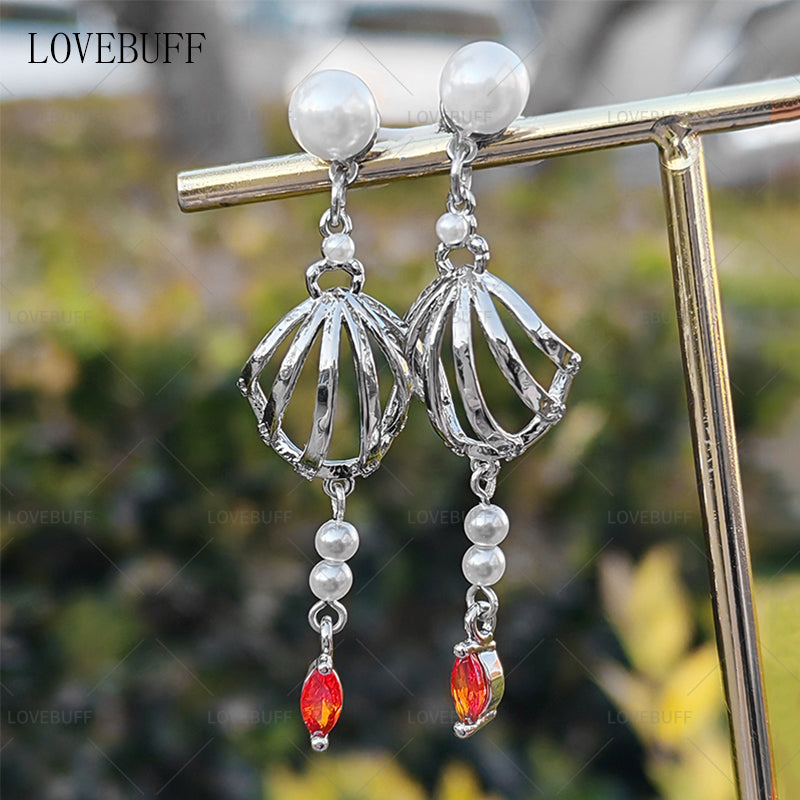 LOVEBUFF Infinity Nikki 인피니티 니키 Farewell to the Moon Clam Shell Pearl Earrings