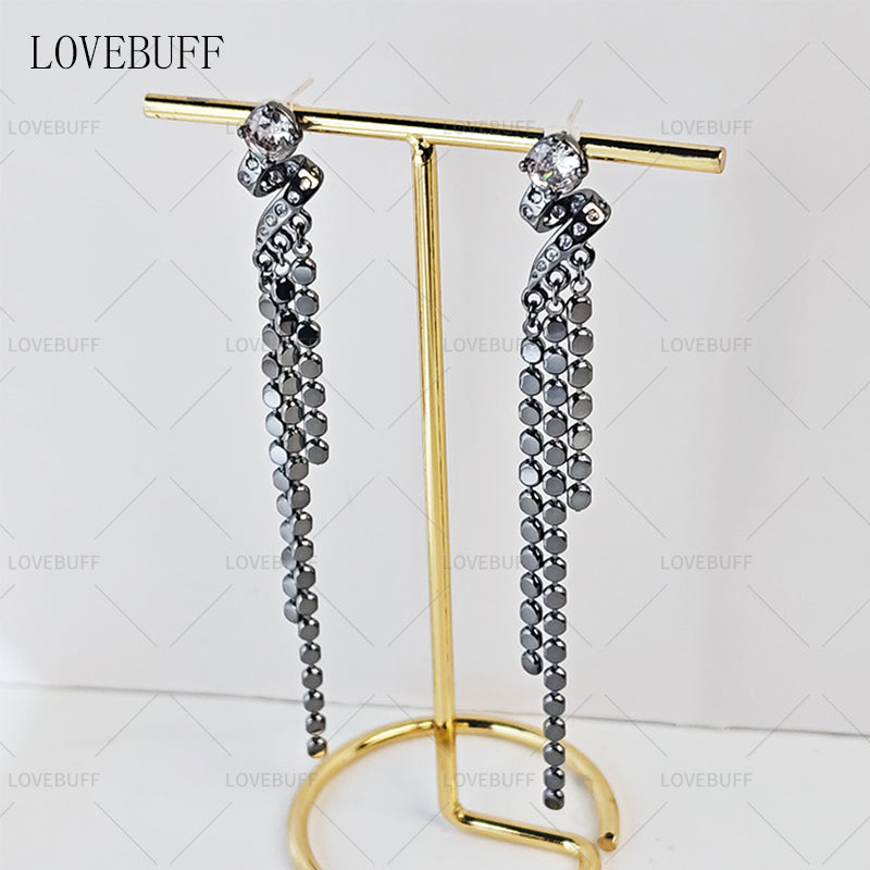 LOVEBUFF LaDs Heartbeats Ablaze Caleb Passionate Overload MC's Washed Clear Earrings