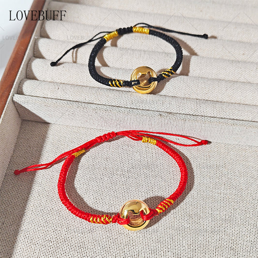LOVEBUFF Where Winds Meet Meow Meow Golden Abacus Inspired Bracelet