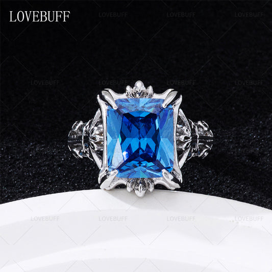 LOVEBUFF Black Butler Ciel Blue Phantomhive Ring