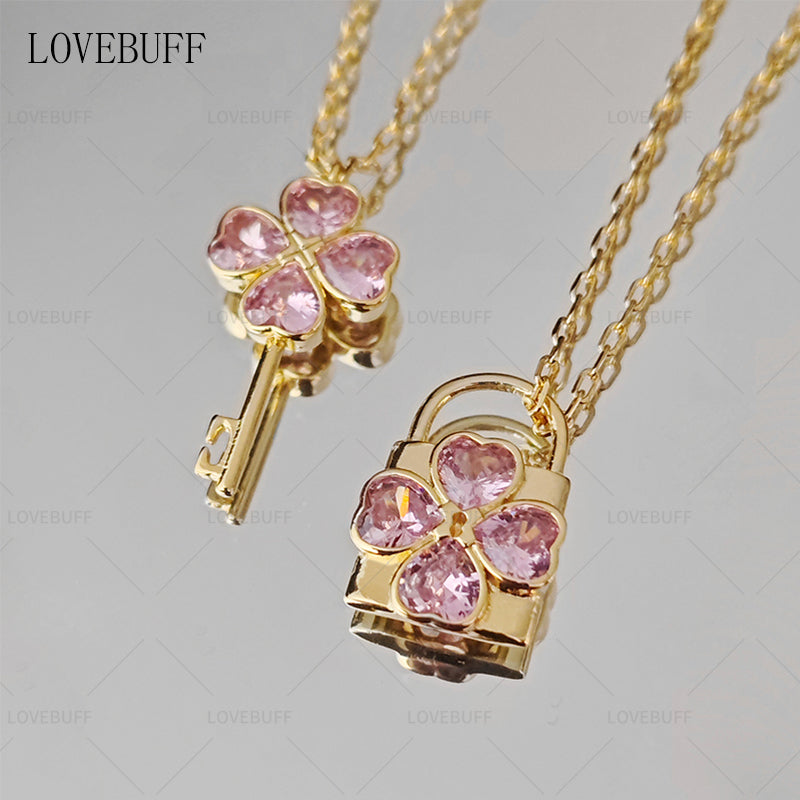 LOVEBUFF Shugo Chara Humpty Lock Dumpty Key Inspired Necklace