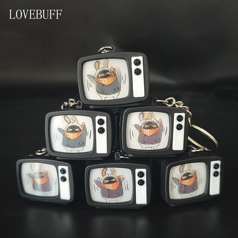 LOVEBUFF Zenless Zone Zero Bangboo-EOUS TV Pendant Keychain Bag Charm