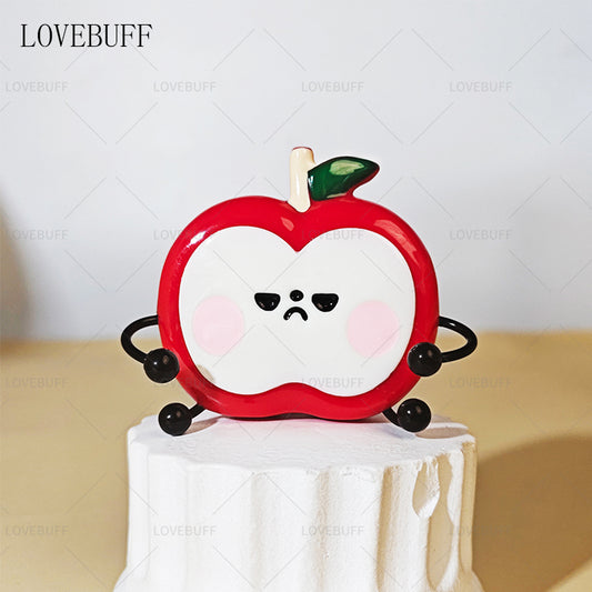 LOVEBUFF LAD Caleb's Sunny Apple Figurine Collectible Ornament Desk Decor