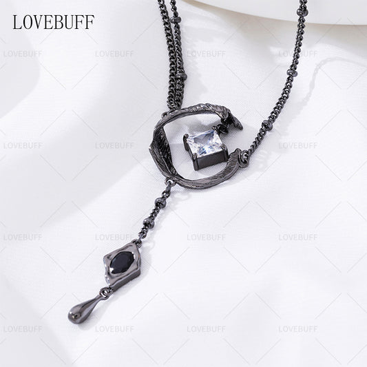 LOVEBUFF LAD Sylus Where Hearts Live MC's Feather Belt Chain Waist Belly Chain & Necklace