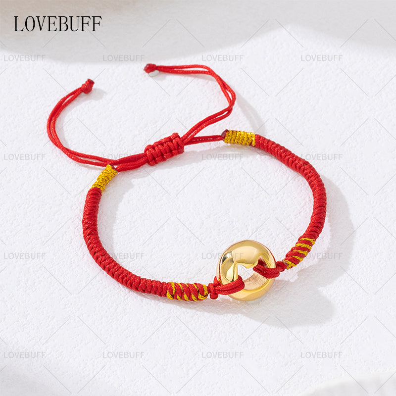 LOVEBUFF Where Winds Meet Meow Meow Golden Abacus Inspired Bracelet