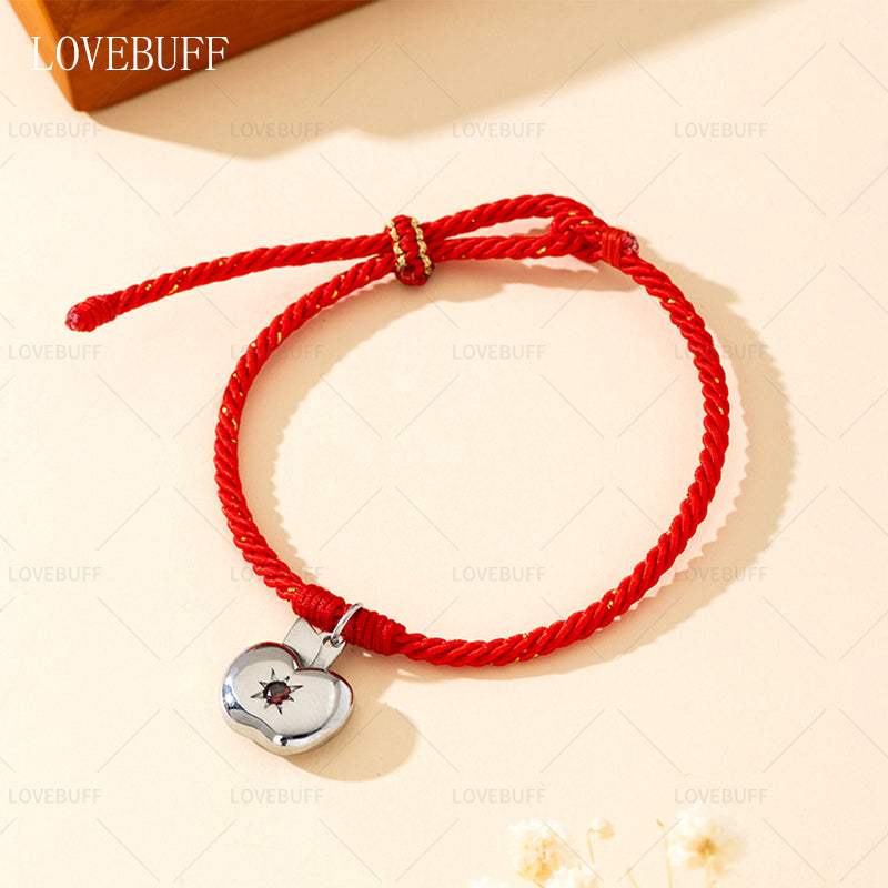 LOVEBUFF LAD Caleb Apple Charm Bracelet