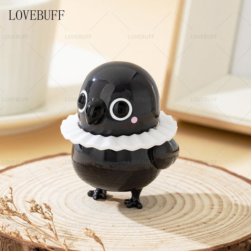 LOVEBUFF love and Deepspace Sylus's Grumpy Crow Figurine Collectible Desk Decor Phone Charm