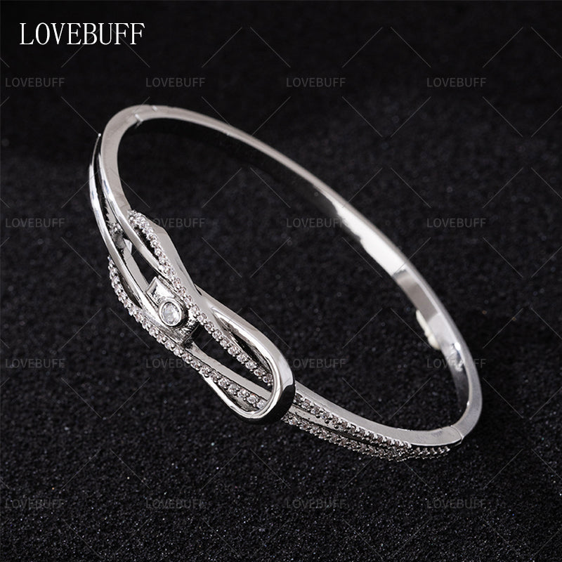 LOVEBUFF LAD Spring and Flowers Caleb Floating Floraletter Twisted Bracelet