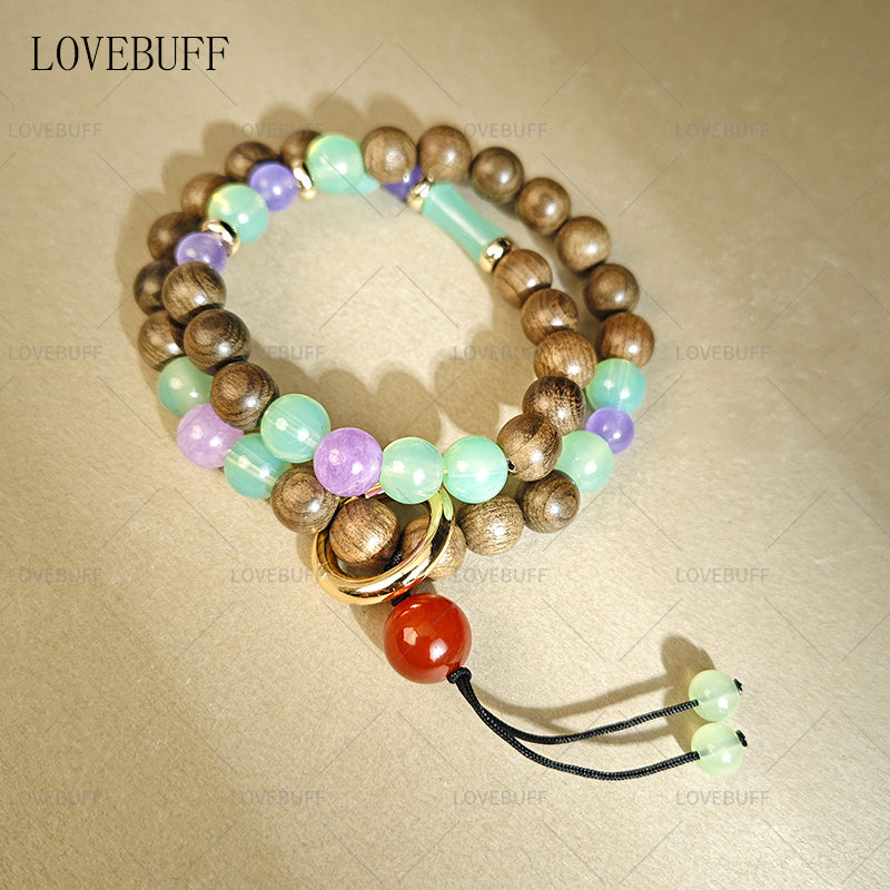 LOVEBUFF Light And Night Sariel Shaking Shadow Beaded Bracelet