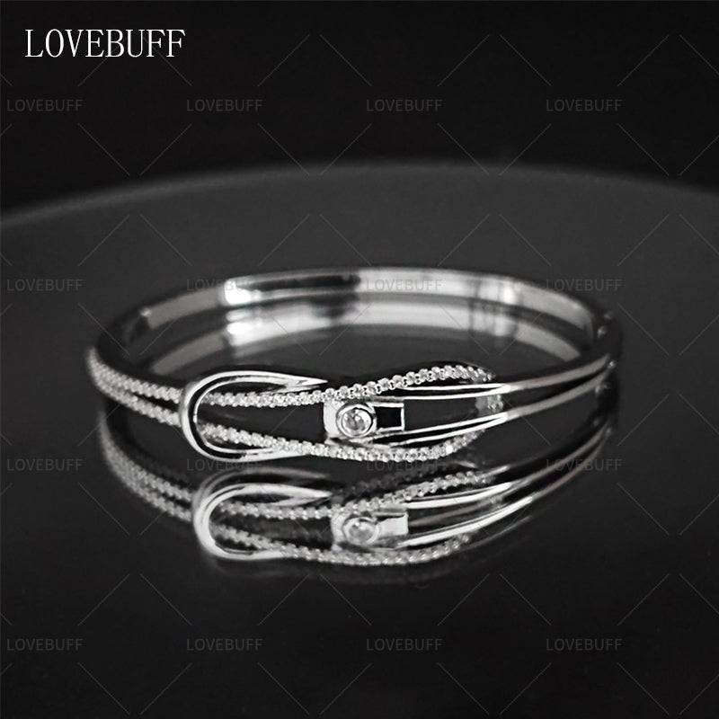 LOVEBUFF LAD Spring and Flowers Caleb Floating Floraletter Twisted Bracelet