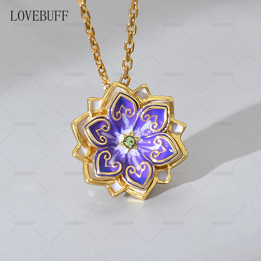 LOVEBUFF(TM) Genshin Impact Ay-Khanoum's Myriad Artifact Inspired Necklace