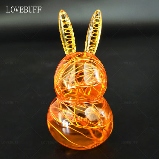 LOVEBUFF Reverse: 1999 Unilog Bunny Rabbit Figurine Collectible Desk Decor