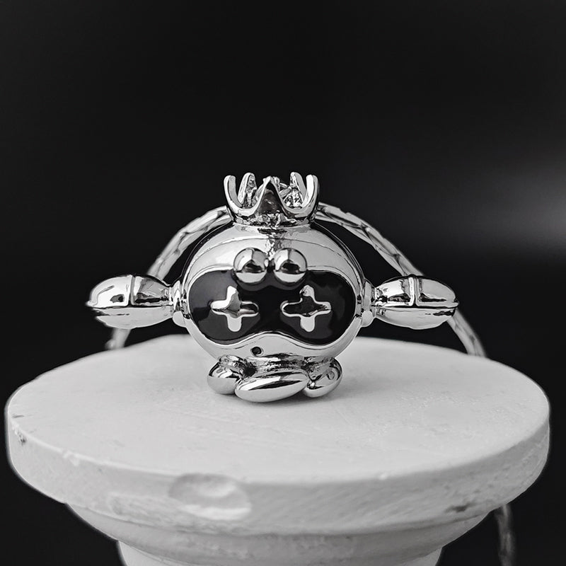 LOVEBUFF Splatoon 3 DLC Flying Drone Pearl Inspired Pendant Necklace