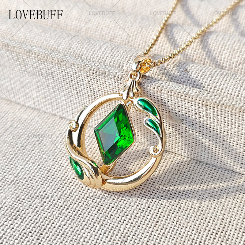 LOVEBUFF Sword of Justice Ethereal Stone Inspired Necklace