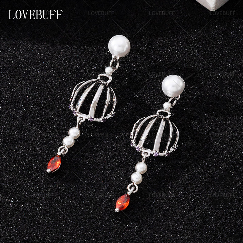 LOVEBUFF Infinity Nikki 인피니티 니키 Farewell to the Moon Clam Shell Pearl Earrings
