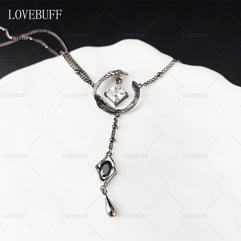LOVEBUFF LAD Sylus Where Hearts Live MC's Feather Belt Chain Waist Belly Chain & Necklace