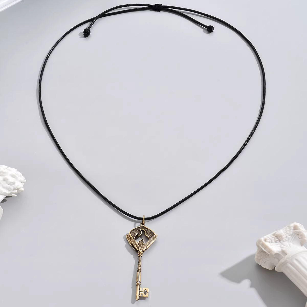 LOVEBUFF Tears of Themis Luke Pearce 테마 키 펜던트 목걸이