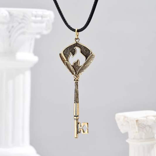 LOVEBUFF Tears of Themis Luke Pearce Theme Key Pendant Necklace