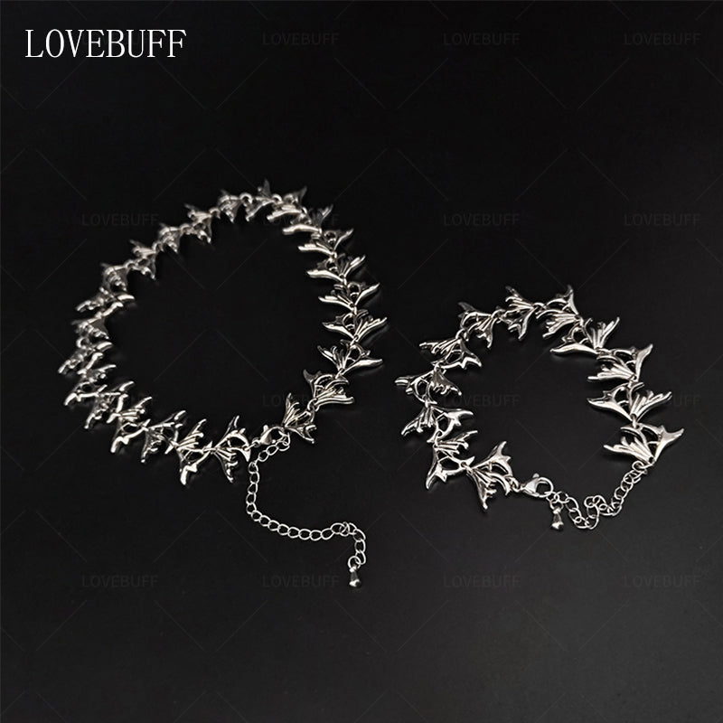 LOVEBUFF Love and Deepspace Rafayel Eventide Recitative Illusia Locus Fishtail Bracelet Necklace