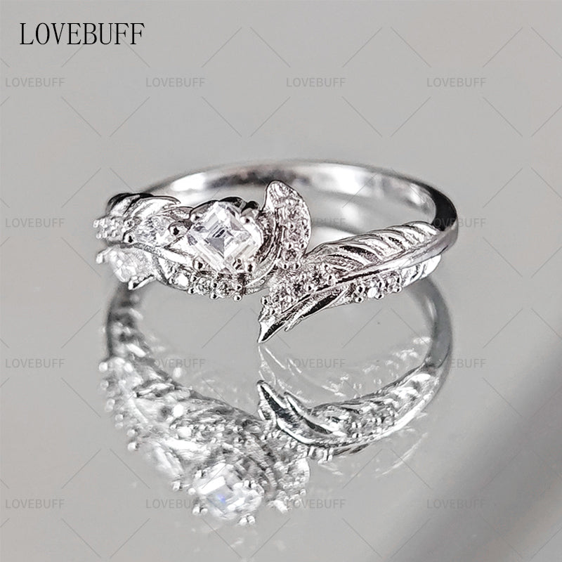 LOVEBUFF LAD Caleb Rafayel Sylus Xavier Zayne Wedding Ring Inspired Silver Band