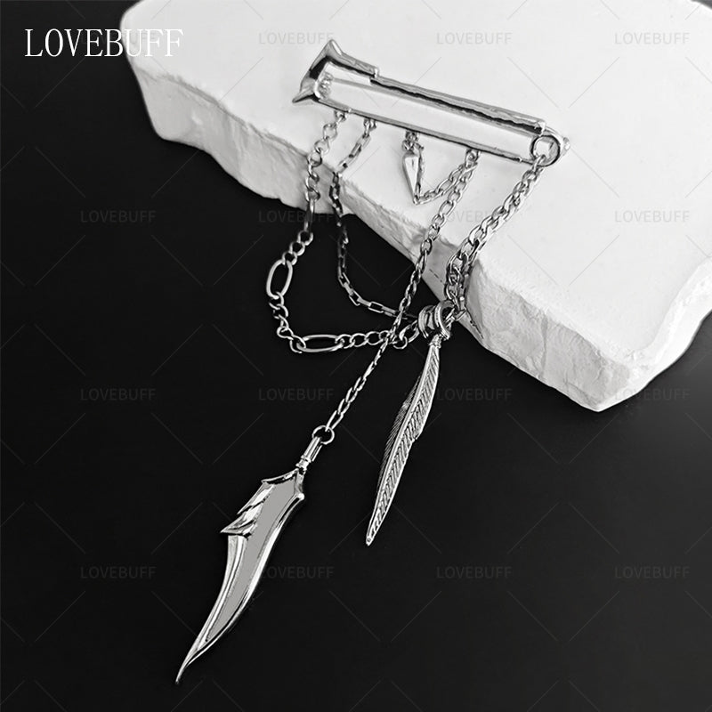 LOVEBUFF Love and Deepspace Sylus Birthday Rainlit Night Cosplay Pin Brooch