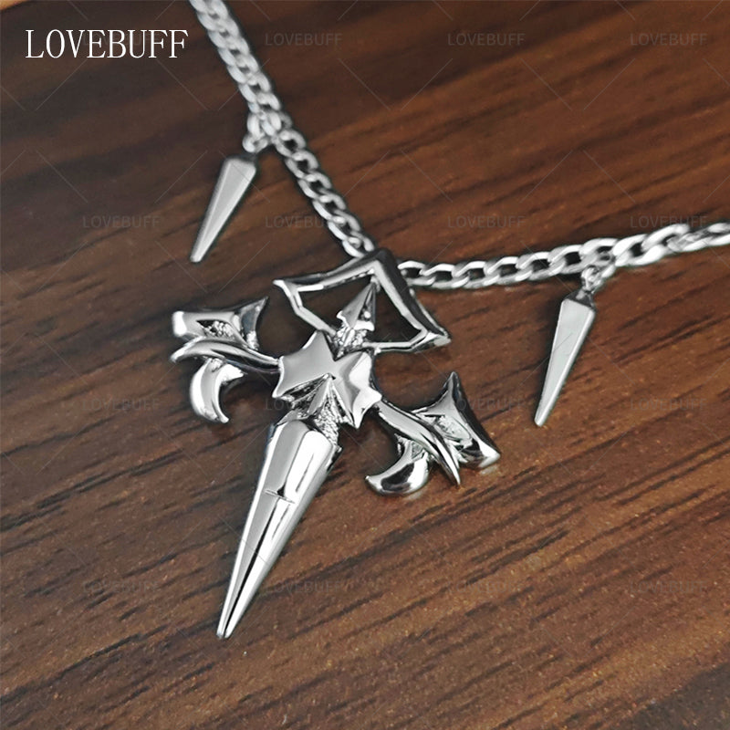 LOVEBUFF Love and Deepspace Sylus 26 Birthday Rainlit Night Cosplay Necklace