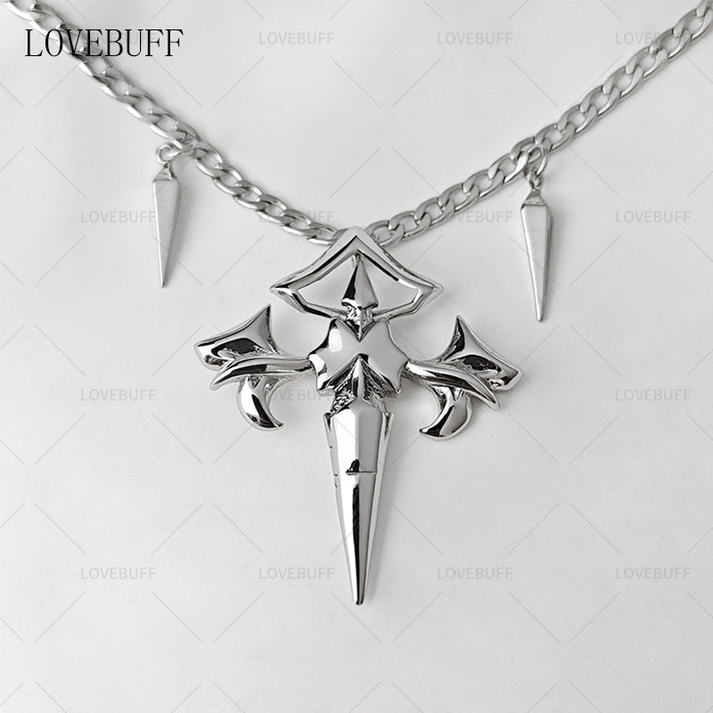 LOVEBUFF Love and Deepspace Sylus 26 Birthday Rainlit Night Cosplay Necklace
