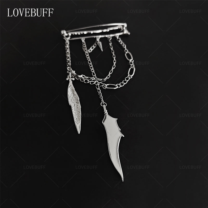 LOVEBUFF Love and Deepspace Sylus Birthday Rainlit Night Cosplay Pin Brooch