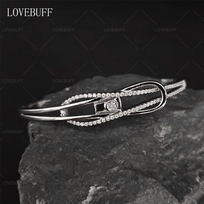 LOVEBUFF LAD Spring and Flowers Caleb Floating Floraletter Twisted Bracelet
