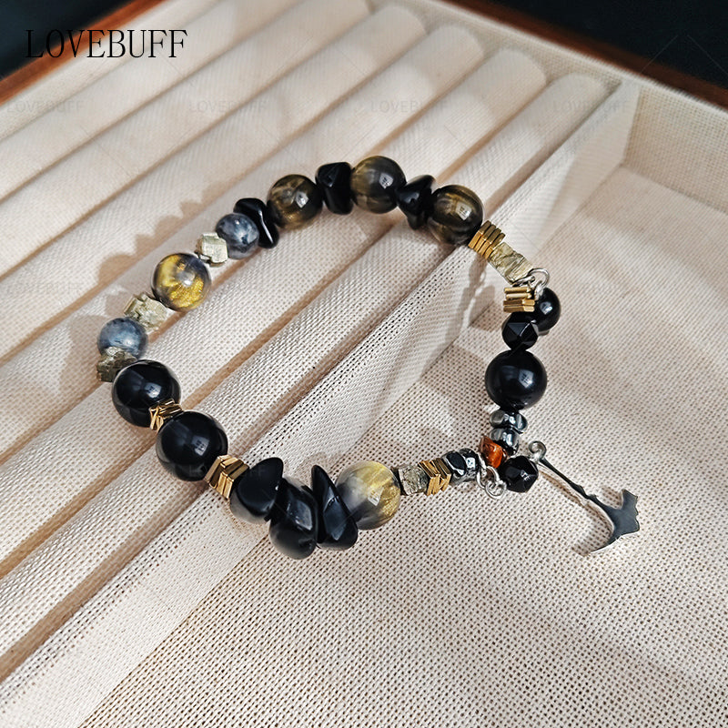 LOVEBUFF Identity V Fool's Gold Norton Campbell Theme Impression Beaded Bracelet