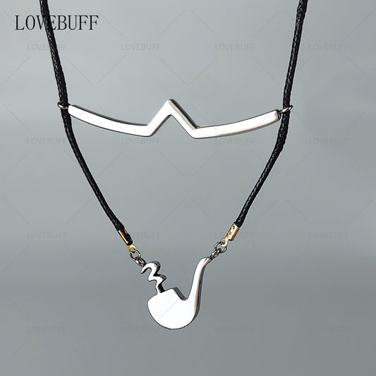 LOVEBUFF Tears of Themis Luke Pipe Pendant Necklace