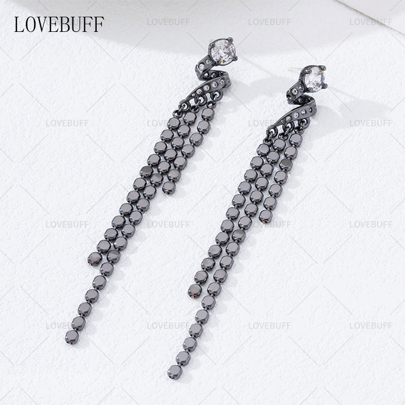 LOVEBUFF Love And Deepspace Heartbeats Ablaze Caleb Passionate Overload MC's Washed Clear Earrings